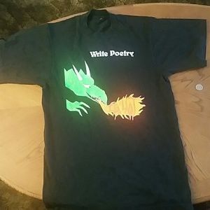 90s? Write Poetry..it's Hot! Mens medium shirt